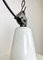 Grande Lampe à Suspension d'Usine Industrielle en Émail Blanc de Zaos, 1960s 10