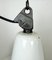 Large Industrial White Enamel Factory Pendant Lamp from Zaos, 1960s 4