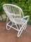 Poltrone vintage in vimini, anni '50, set di 4, Immagine 9