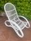 Large Italian Rattan Chair, 1960 7