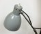 Italian Industrial Grey Scissor Wall Lamp, 1960s 10