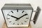 Large Industrial Square Double Sided Factory Wall Clock from Pragotron, 1970s, Image 3