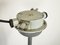 Industrial Grey Enamel Ceiling Lamp from Elektrosvit, 1950s 8