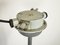 Industrial Grey Enamel Ceiling Lamp from Elektrosvit, 1950s, Image 8