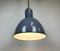 Industrial Grey Enamel Ceiling Lamp from Elektrosvit, 1950s 10