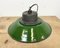 Industrial Green Enamel and Cast Iron Pendant Light, 1960s, Image 11