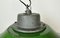 Industrial Green Enamel and Cast Iron Pendant Light, 1960s, Image 3