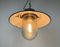 Industrial Green Enamel and Cast Iron Pendant Light, 1960s, Image 18