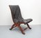 Leather Lounge Chair by Pierre Lottier for Valentini, 1955, Image 1