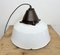 Industrial White Enamel and Cast Iron Pendant Light, 1960s, Image 10