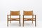 Jh 516 Lounge Chairs by Hans Wegner for Johannes Hansen, 1950s, Set of 2 1