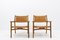 Set of Jh 516 Lounge Chairs by Hans Wegner for Johannes Hansen, 1950s 1