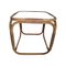 Mid-Century Wood & Rattan Side Tables by Miguel Milá Sagnier, Set of 2, Image 5