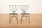 Chair Set in Framed Steel, Set of 2 1