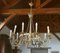Vintage Louis XVI Chandelier with 10 Lights, 1890s, Set of 3, Image 1