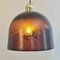 Lámpara colgante en forma de cúpula de Peill & Putzler, años 70, Imagen 3