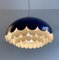 Lampe à Suspension Doria Cercles en Métal Violette de Doria Leuchten, 1960s 7