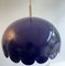 Purple Doria Metal Circles Pendant Light from Doria Leuchten, 1960s, Image 8