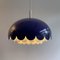 Purple Doria Metal Circles Pendant Light from Doria Leuchten, 1960s, Image 3