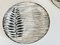 Platos llanos Toledo Mid-Century de cerámica de Salins France, años 60. Juego de 6, Imagen 6