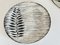 Platos llanos Toledo Mid-Century de cerámica de Salins France, años 60. Juego de 6, Imagen 5