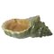 Muschel Aschenbecher aus Grüner Keramik, 1960er 2