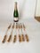 French Cutlery in Faux Bamboo, 1970, Set of 12 10