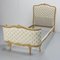 French Louis XV Style Padded Single Bed, 1900 4