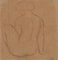 Aristide Maillol, Nude Woman, Pencil Drawing 1