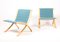 Fauteuils Danish Lounge Chairs by Hvidt & Mølgaard for Fritz Hansen, 1980s, Set of 2 3