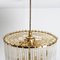 Clear Gold Glass Rod Chandelier by Sciolari, 1970s, Image 6