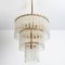 Clear Gold Glass Rod Chandelier by Sciolari, 1970s 2