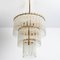 Clear Gold Glass Rod Chandelier by Sciolari, 1970s, Image 2
