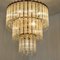 Clear Gold Glass Rod Chandelier by Sciolari, 1970s, Image 4