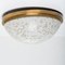 Vintage German Speckled Milk Glass Flush Mount from Peill & Putzler, 1970s, Image 10