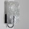 Clear Chrome Glass Wall Light by Helena Tynell for Limburg, 1960 8
