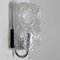 Clear Chrome Glass Wall Light by Helena Tynell for Limburg, 1960, Image 8