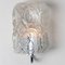 Clear Chrome Glass Wall Light by Helena Tynell for Limburg, 1960 11
