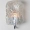 Clear Chrome Glass Wall Light by Helena Tynell for Limburg, 1960, Image 11