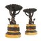 Plats sur Supports en Marbre de Sienne Bronze et Jaune, Set de 2 1