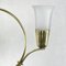 Art Deco Ceiling Lamp with Large Glass Tulips, 1930s 6