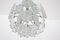 Vintage Ice Glass Chandelier, 1970s, Image 9