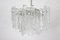 Vintage Ice Glass Chandelier, 1970s, Image 5