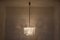 Vintage Ice Glass Chandelier, 1970s 2