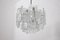 Vintage Ice Glass Chandelier, 1970s 1