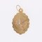 French 18 Karat Rose Yellow Gold Virgin Mary Medal, 1890s, Image 4