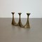 Mid-Century Brutalist Bronze Candleholder by Michael Harjes, 1960s 6