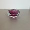 Italian Pink Diamond Bowl Ashtray by Flavio Poli, 1970s 4