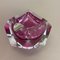 Italian Pink Diamond Bowl Ashtray by Flavio Poli, 1970s 7