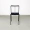 Moderner italienischer Stuhl aus schwarzem Metall & Kautschuk von Maurizio Peregalli für Zeus, 1984 5